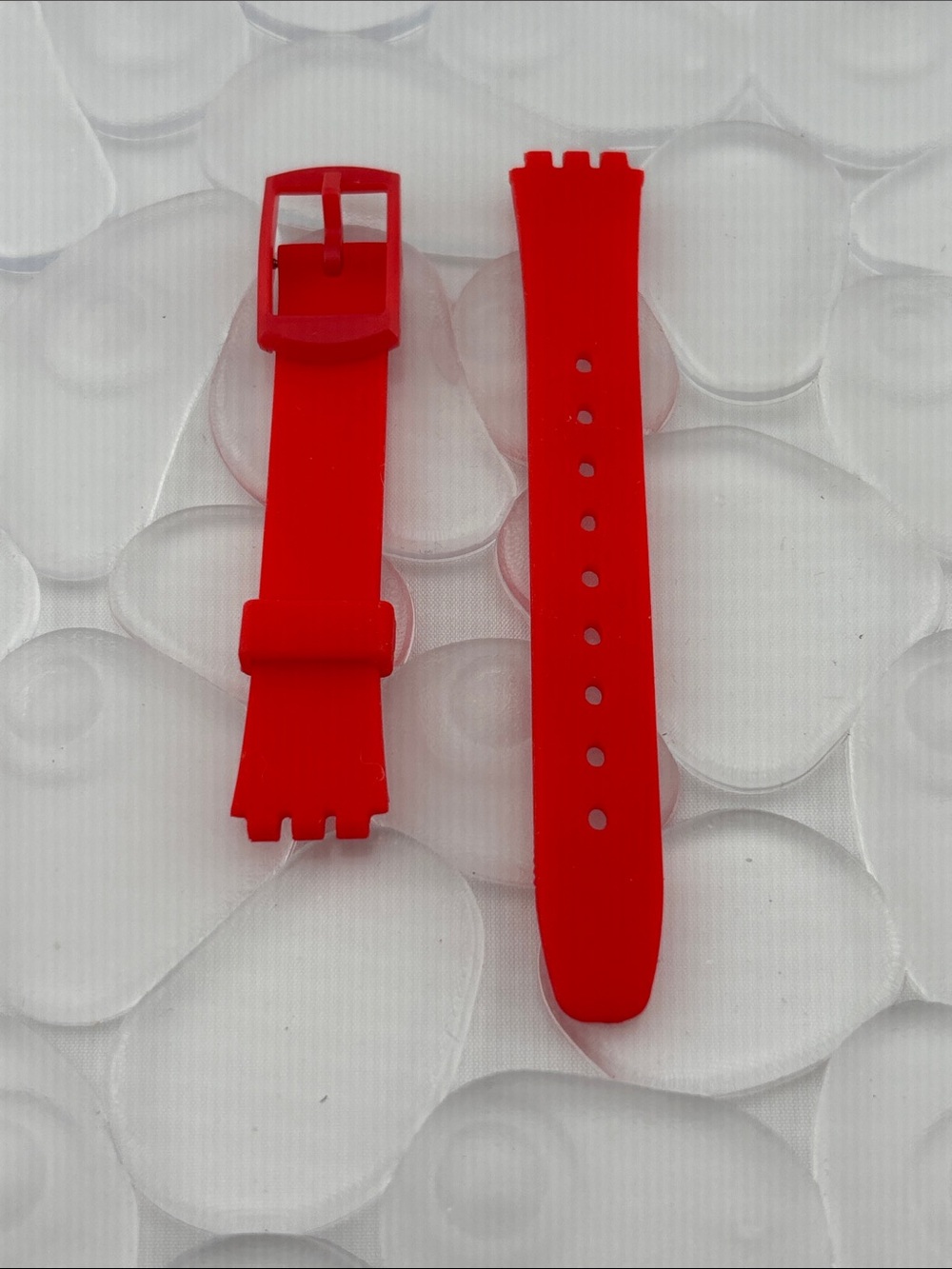 Red Watch Band (Strap only) - fits Swatch Lady model